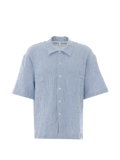 Sunflower Adam Striped Short-sleeve Shirt In Blue