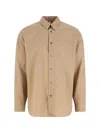 Sunflower Beige Button-up Shirt With Chest Pocket In Nude