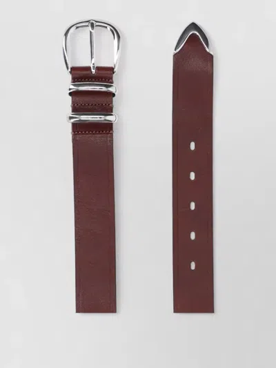 Sunflower Belt Adjustable Length Silver Buckle Smooth Finish