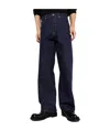 Sunflower Blue Jeans With Belt Loops And Logo Patch On The Rear In Black