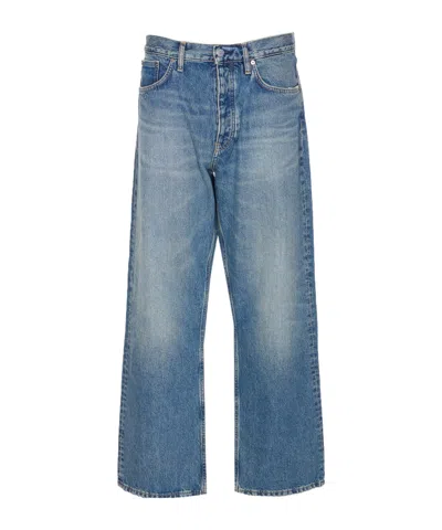 Sunflower Loose Belt Loop Jeans In Blue