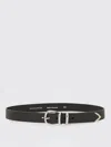 Sunflower Leather Belt In Black