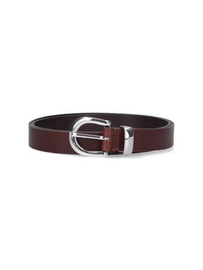 Sunflower Simple Belt In Brown