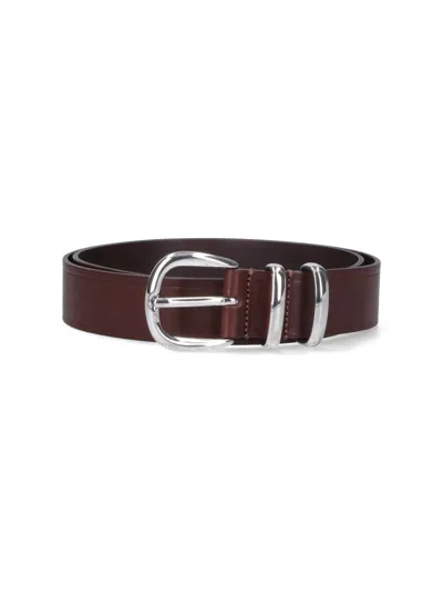 Sunflower Tip End Belt In Brown