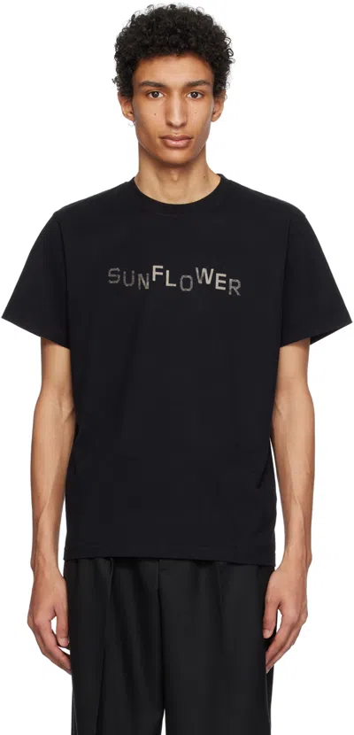 Sunflower Black Easy Overdyed T-shirt
