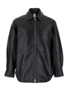 Sunflower Black Jacket With Classic Collar And Dropped Shoulders