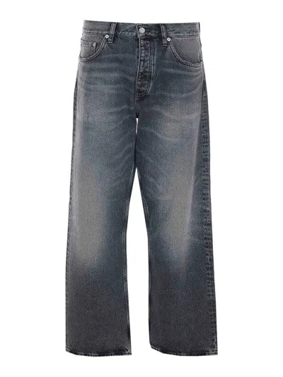 Sunflower Jeans Wide Twist Black Tint In Gray