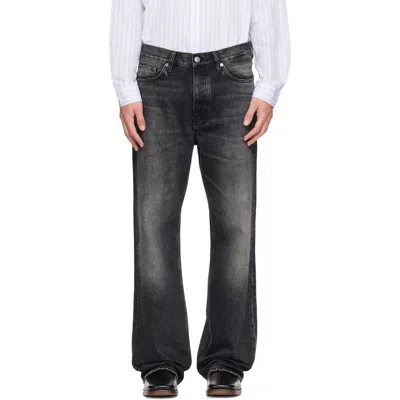 Sunflower Black Relaxed Boot Jeans In Gray