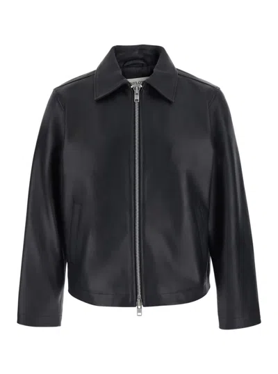 Sunflower Black Shirt Collar Jacket