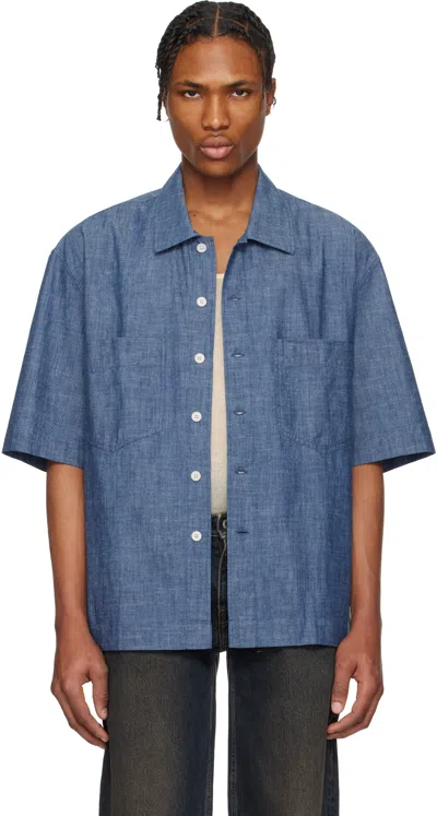 Sunflower Blue Adam Shirt In Chambray Rinse 702