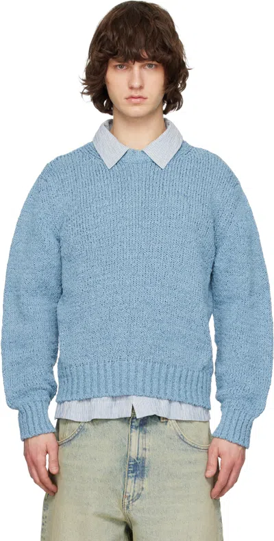 Sunflower Blue Frederik Cotton Sweater
