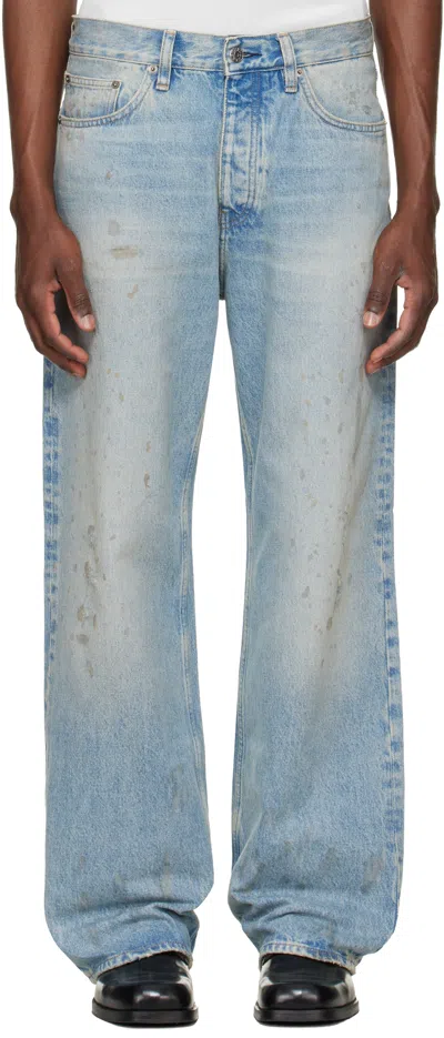 Sunflower 751 Deep Rise Relaxed Boot Jeans In Blue