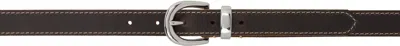 Sunflower Brown Forte Contrast 2.5cm Belt In Brown 170