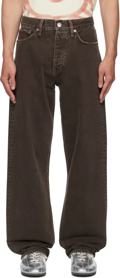SUNFLOWER BROWN LOOSE JEANS