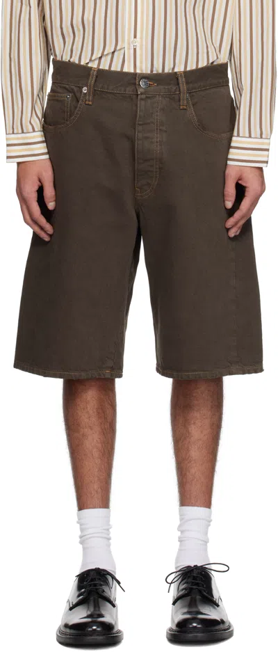 Sunflower Brown Wide Twist Shorts In Vintage Brown 170