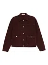 Sunflower Button-fastening Flap-pocket Jacket In Brown