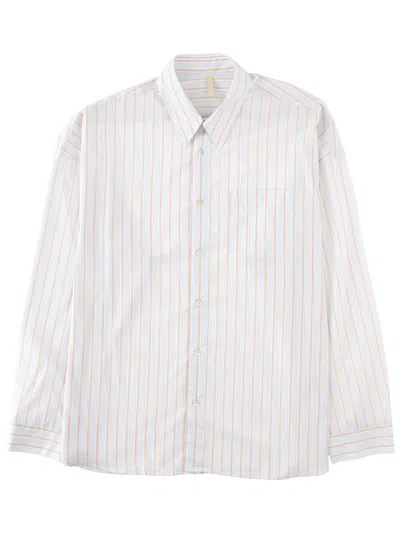 Sunflower Camicia A Righe In White