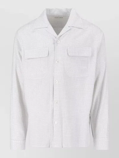 Sunflower Casual Style T Shirt Chest Pockets In White