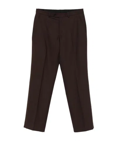 Sunflower Casual Trousers With Belt Loops In Brown