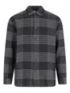 Sunflower Casual Shirt Checked Pattern Long Sleeves In Gray