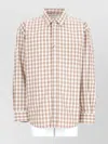 Sunflower Checked Shirt Button Down Collar Cuffs In Multi