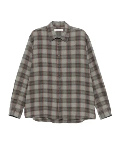SUNFLOWER CHECKED-PATTERN SHIRT