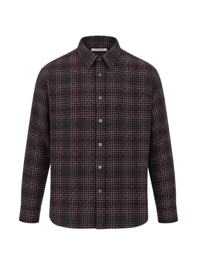 Sunflower Check-pattern Long-sleeve Shirt In Multi