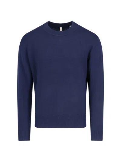 Sunflower Classic Merino Wool Sweater In Blue