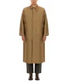 Sunflower Corduroy-collar Trench Coat In Brown