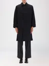 Sunflower Relaxed Nylon Coat In Black