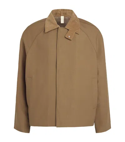 Sunflower Corduroy-collar Raglan Jacket In Beige