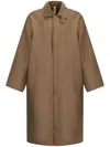 Sunflower Corduroy-collar Trench Coat In Brown