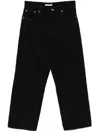 Sunflower Wide Leg Black Jeans With Classic Five-pocket Design In Black