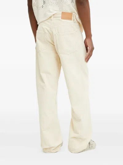 Sunflower Corduroy Trousers In White