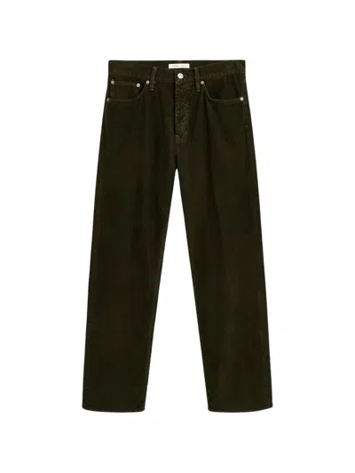 Sunflower Corduroy-textured Jeans In Black