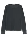 Sunflower Cotton Long-sleeve T-shirt In Black