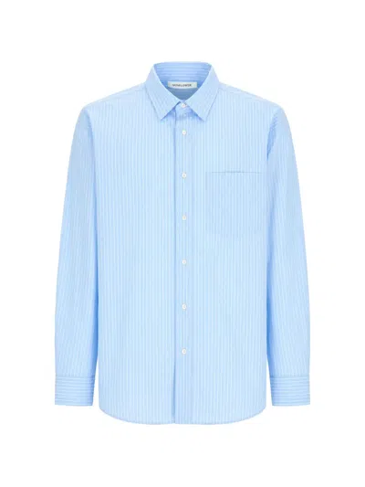 Sunflower Striped Oversized Shirt In Blue