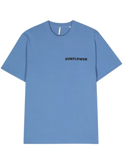 Sunflower Master Logo-printed T-shirt In Blau