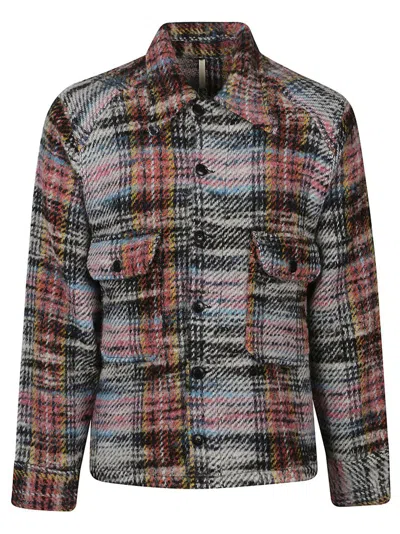 Sunflower Cpo Check Detailed Knitted Shirt In Multi
