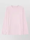 Sunflower Pink Solid Crew Neck T-shirt In Multi