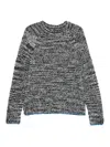 Sunflower Frederik Contrast Sweater In Gray