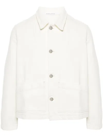 Sunflower Denim Shirt Jacket In Neutrals