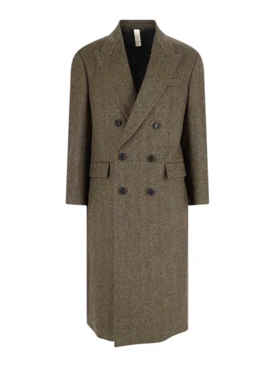 SUNFLOWER DOUBLE-BREASTED COAT