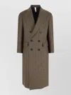 Sunflower Double Breasted Jacket Herringbone Pattern Lapels In Gray