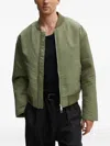 Sunflower Double-zip Bomber Jacket In Green