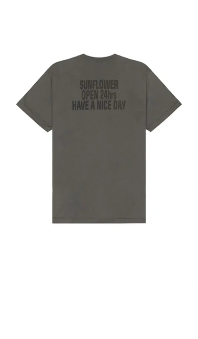 Sunflower Easy Hours Tee In Gray