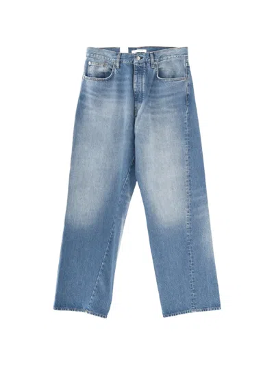 Sunflower Faded-effect Denim Jeans In Blue