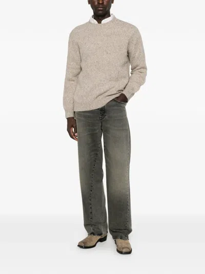 Sunflower Faded-effect Jeans In Gray