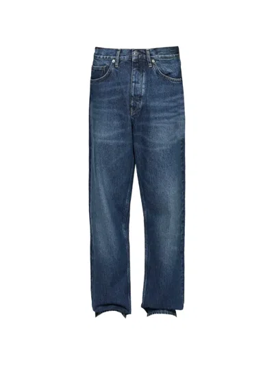Sunflower Faded-effect Loose-fit Jeans In Blue
