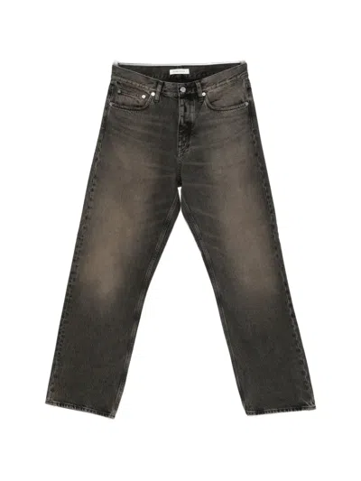 Sunflower Faded-effect Loose-leg Jeans In Gray
